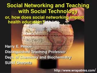 Social Networking and Teaching with Social Technology