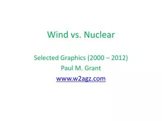 Wind vs. Nuclear