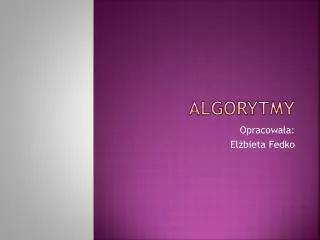 algorytmy