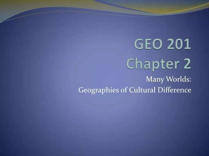 geo 201 chapter 2