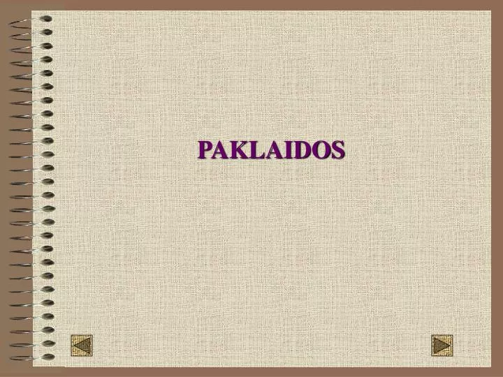 paklaidos