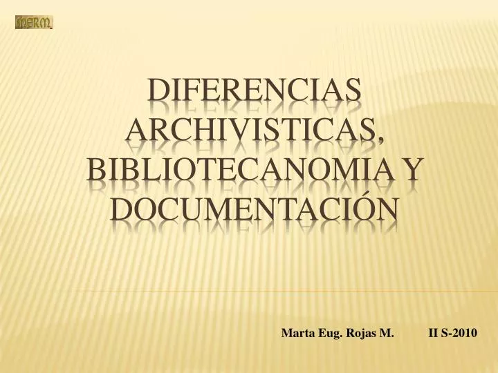 diferencias archivisticas bibliotecanomia y documentaci n