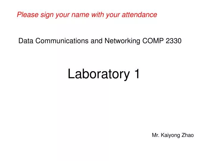 data communications and networking comp 2330