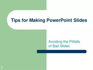 tips for making powerpoint slides