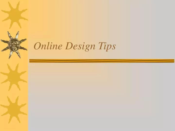 online design tips