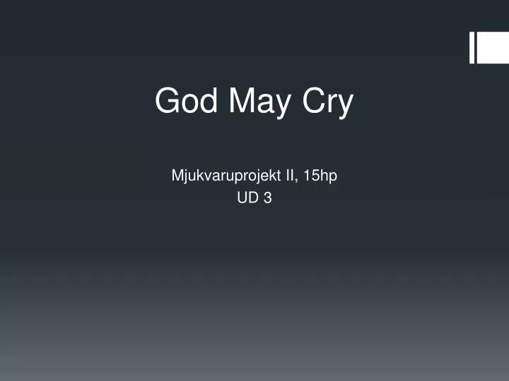 god may cry