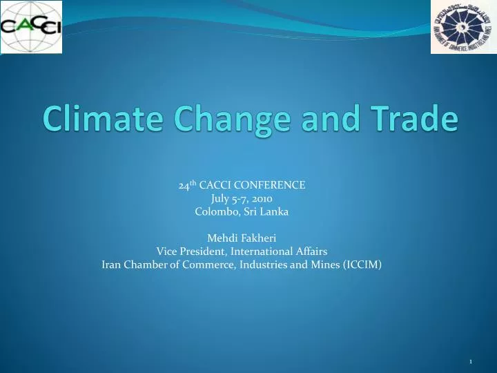 climate change and trade