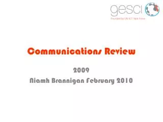 Communications Review