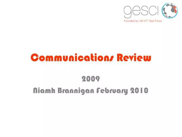 communications review