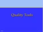 Quality Tools - slide 1