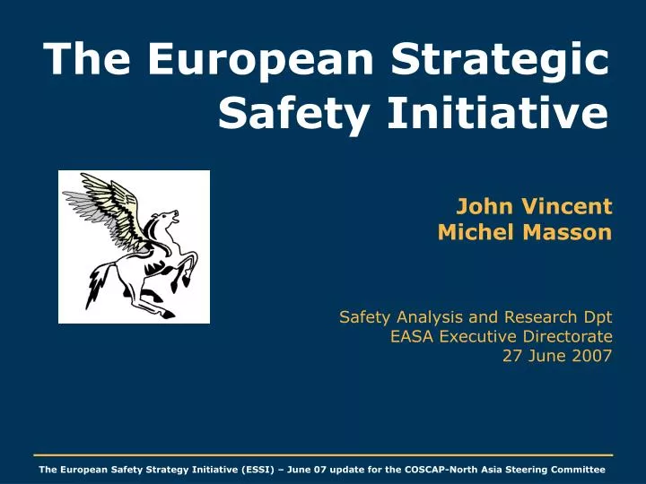 the european strategic safety initiative