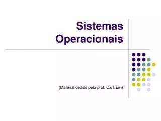 sistemas operacionais