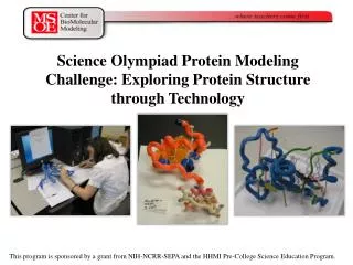 Science Olympiad Protein Modeling Challenge: Exploring Protein Structure through Technology