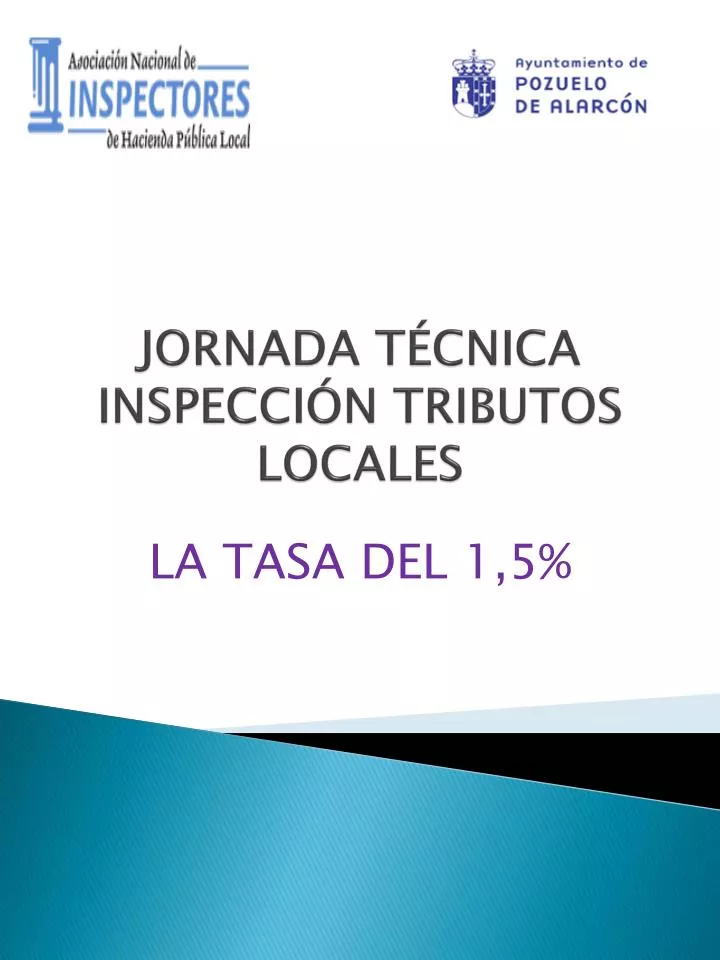 jornada t cnica inspecci n tributos locales