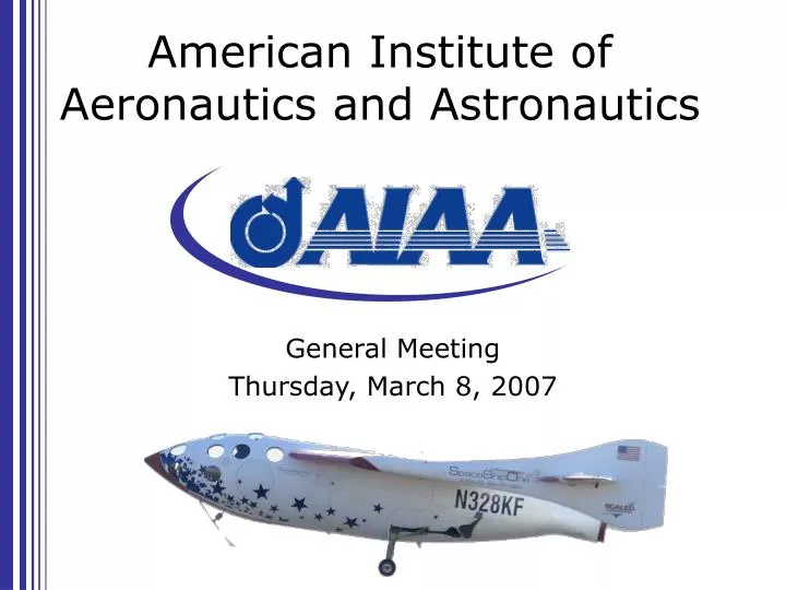 american institute of aeronautics and astronautics