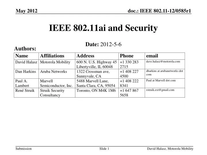 ieee 802 11ai and security