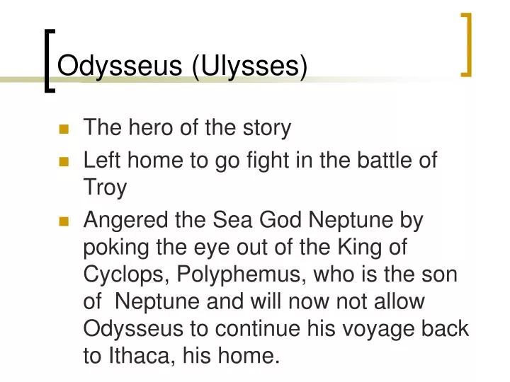 odysseus ulysses
