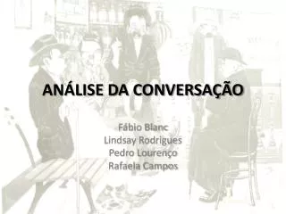 an lise da conversa o