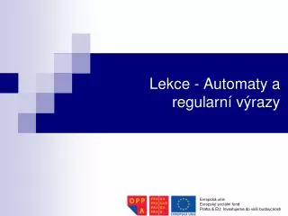 lekce automaty a regularn v razy