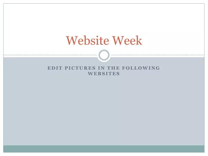 website week