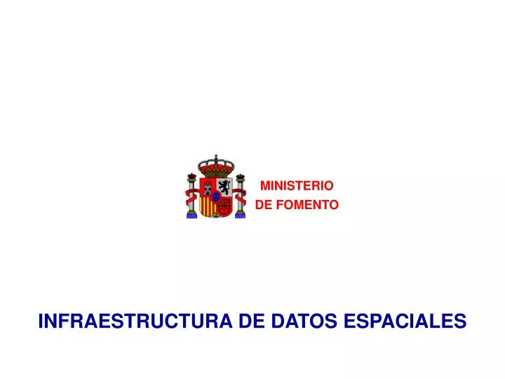 infraestructura de datos espaciales