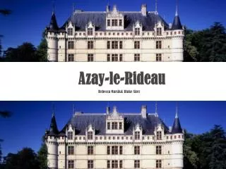 Azay -le-Rideau