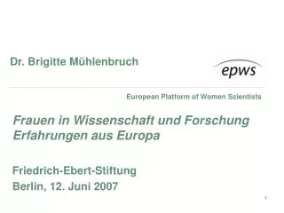 dr brigitte m hlenbruch