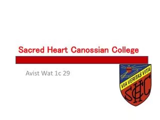 sacred heart canossian college