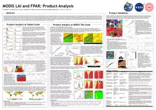 MODIS LAI and FPAR: Product Analysis