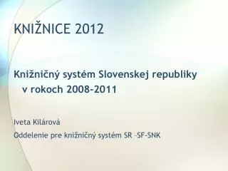 kni nice 2012