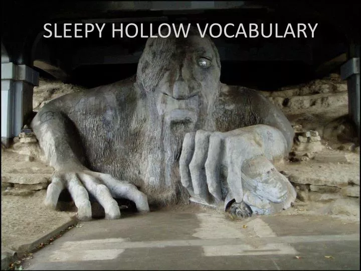 sleepy hollow vocabulary
