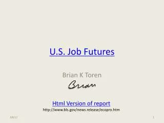 U.S. Job Futures