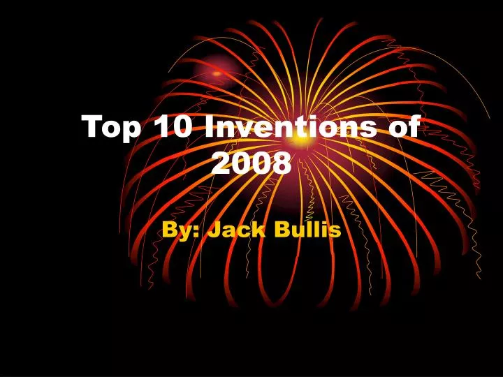 top 10 inventions of 2008