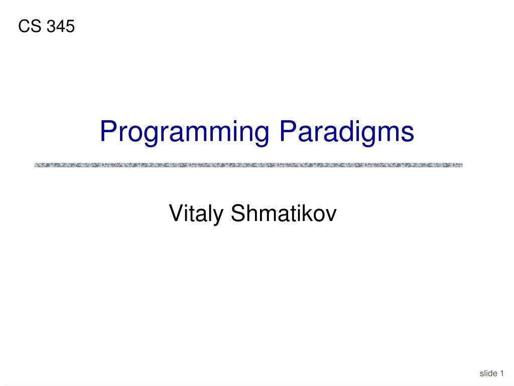 PPT - Programming Paradigms PowerPoint Presentation, free download - ID ...