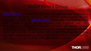 about omics group