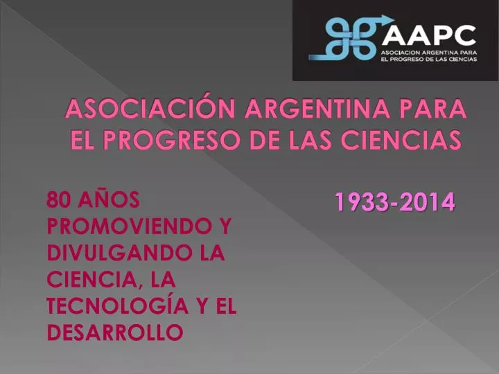 asociaci n argentina para el progreso de las ciencias