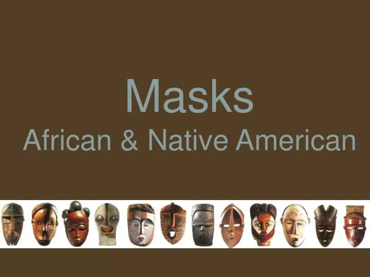 masks african native american