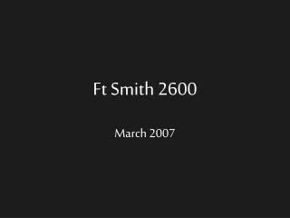 Ft Smith 2600