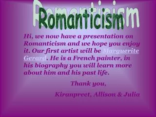 Romanticism