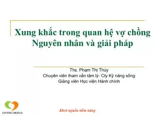 xung kh c trong quan h v ch ng nguy n nh n va gi i pha p