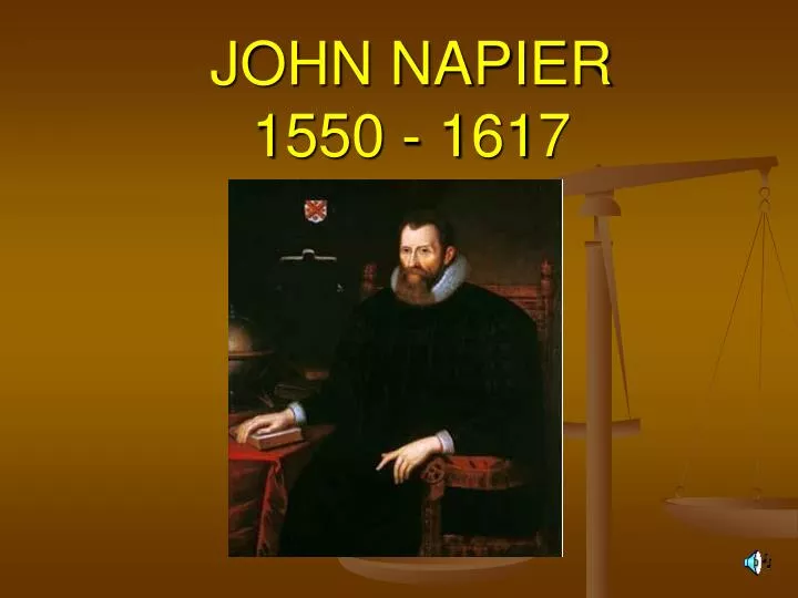 john napier 1550 1617