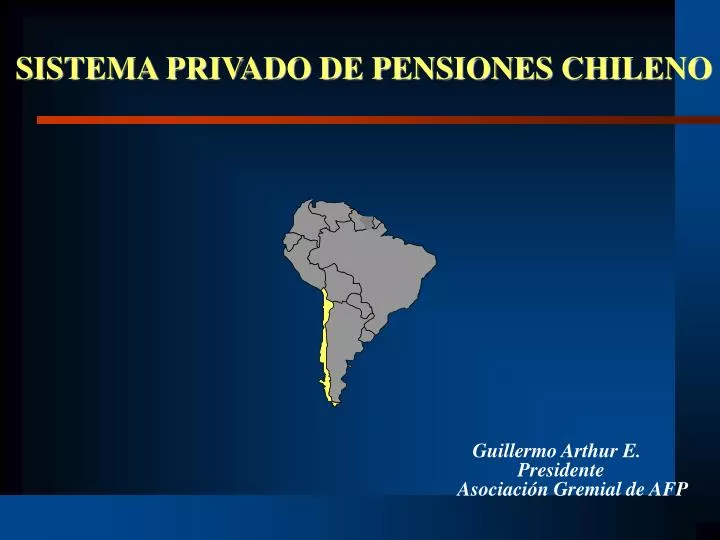 sistema privado de pensiones chileno