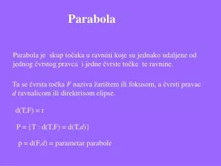 parabola