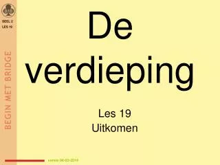 de verdieping