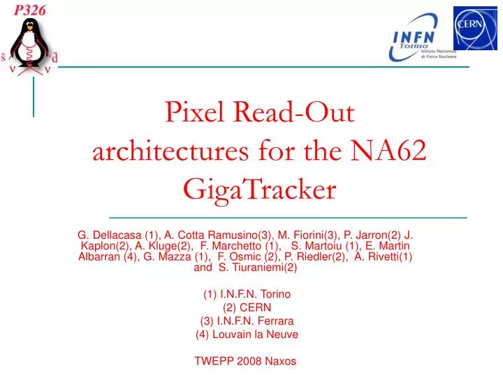 pixel read out architectures for the na62 gigatracker