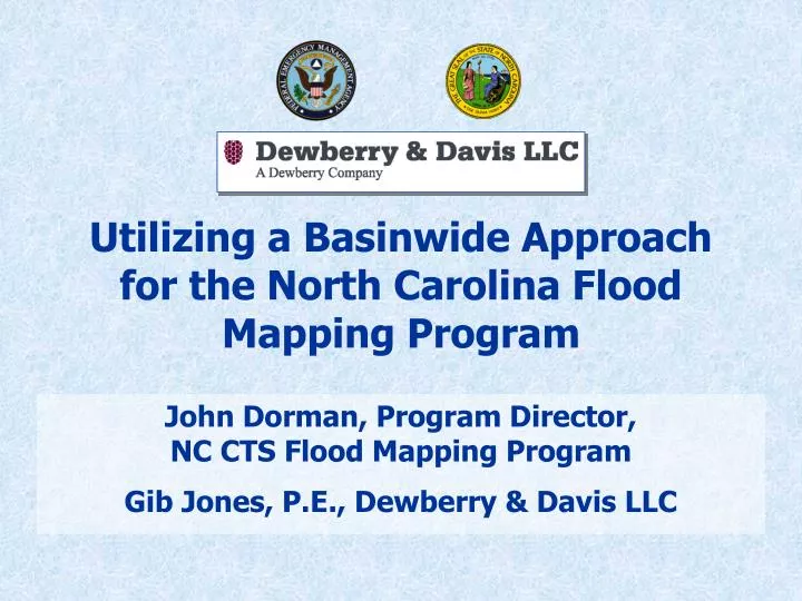 utilizing a basinwide approach for the north carolina flood mapping program