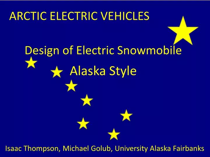 design of electric snowmobile