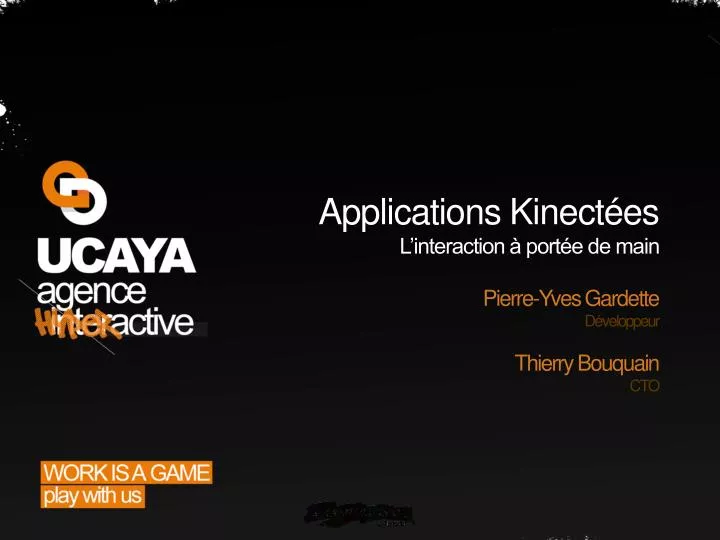 applications kinect es l interaction port e de main