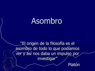 asombro