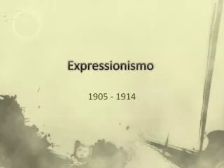 expressionismo